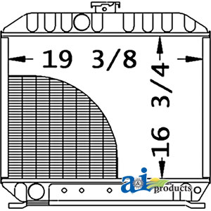 KU20100    Radiator---Replaces 17381-72060 